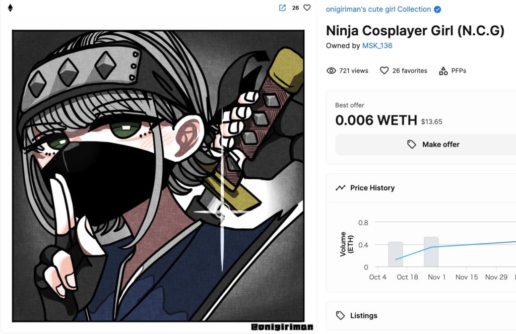 Ninja Cosplayer Girl (N.C.G)